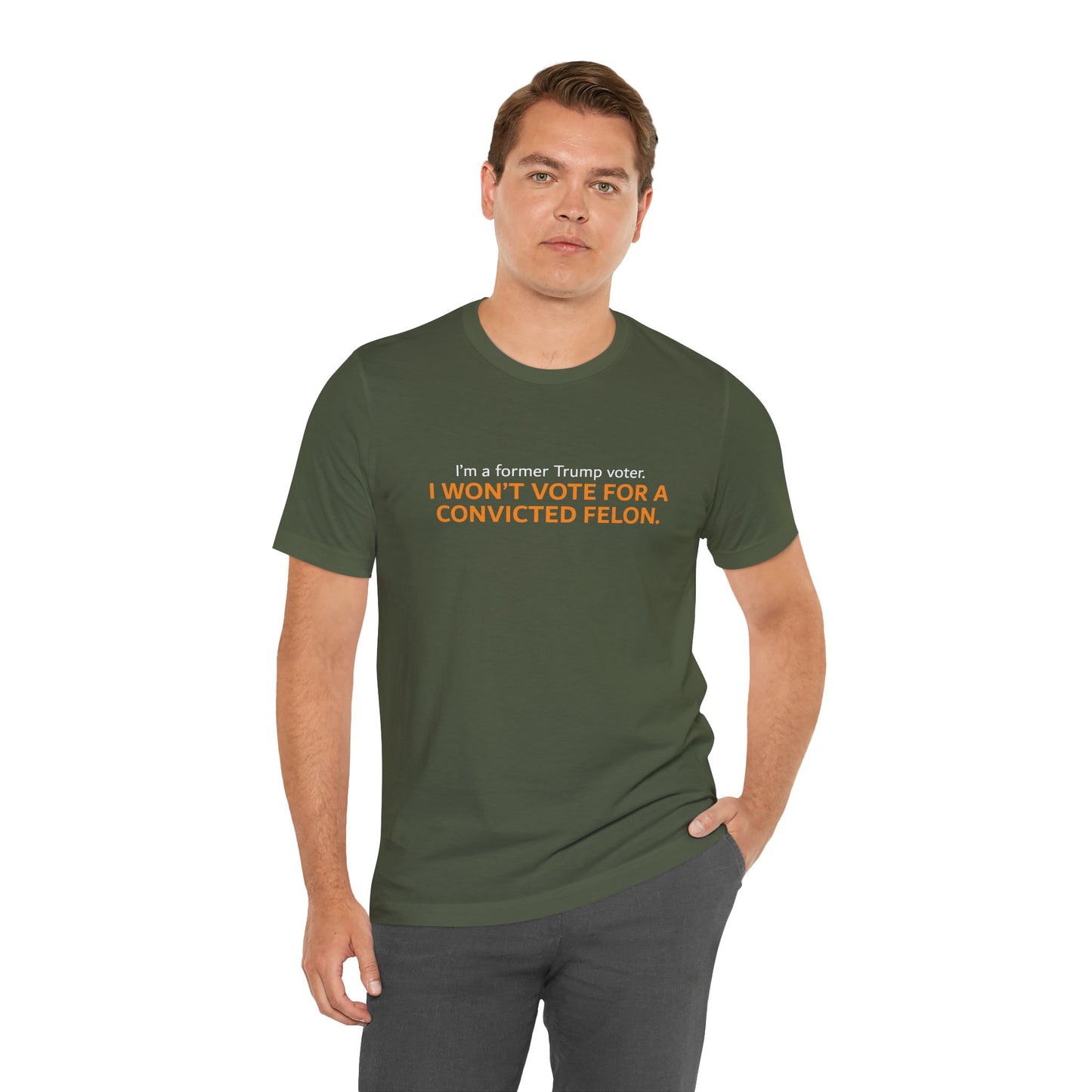I'm A Former Trump Voter Short Sleeve Tee w/ Logo
