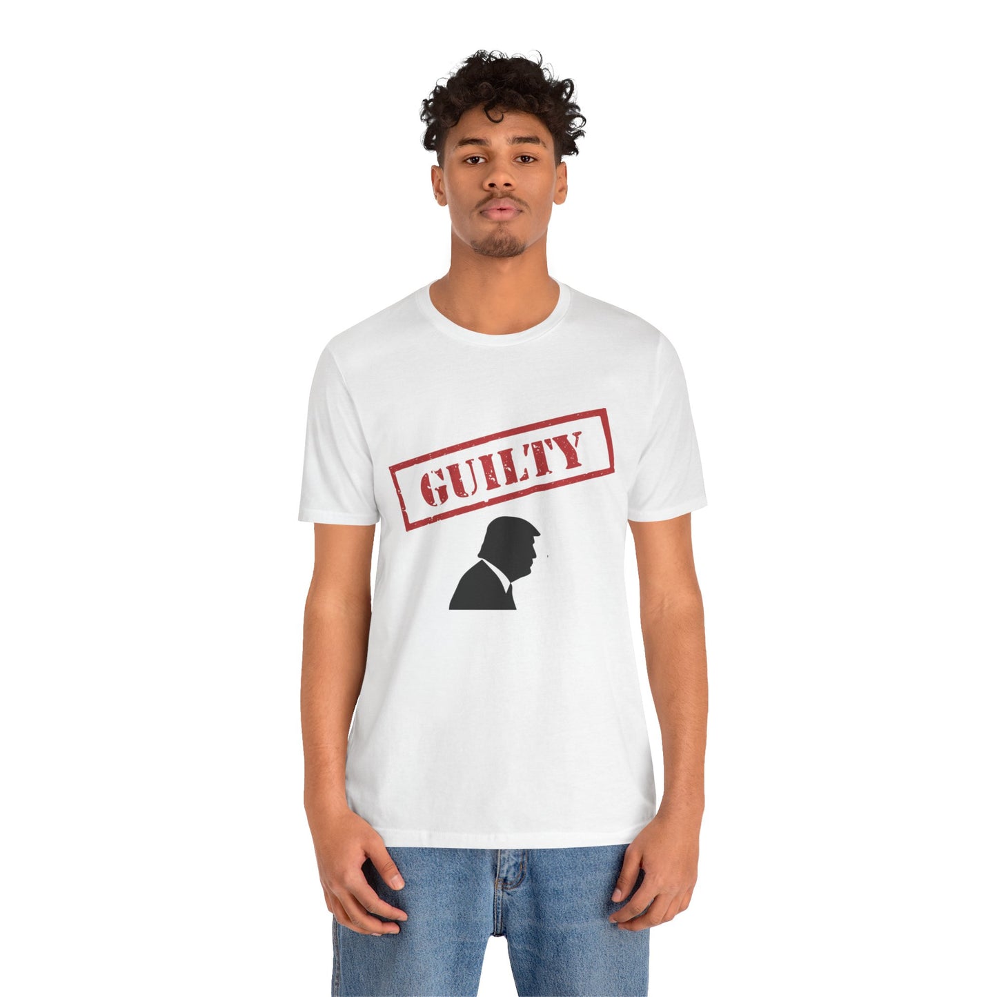 GUILTY Trump Silhouette Short Sleeve Tee w/ Logo