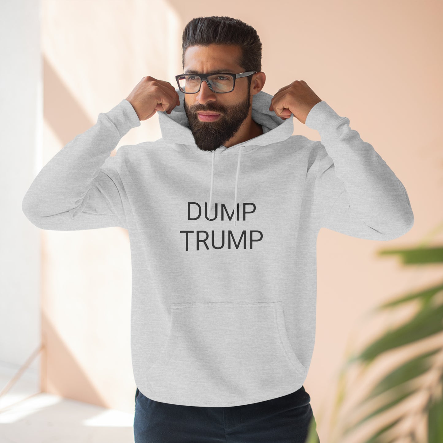 Dump Trump Fleece Hoodie