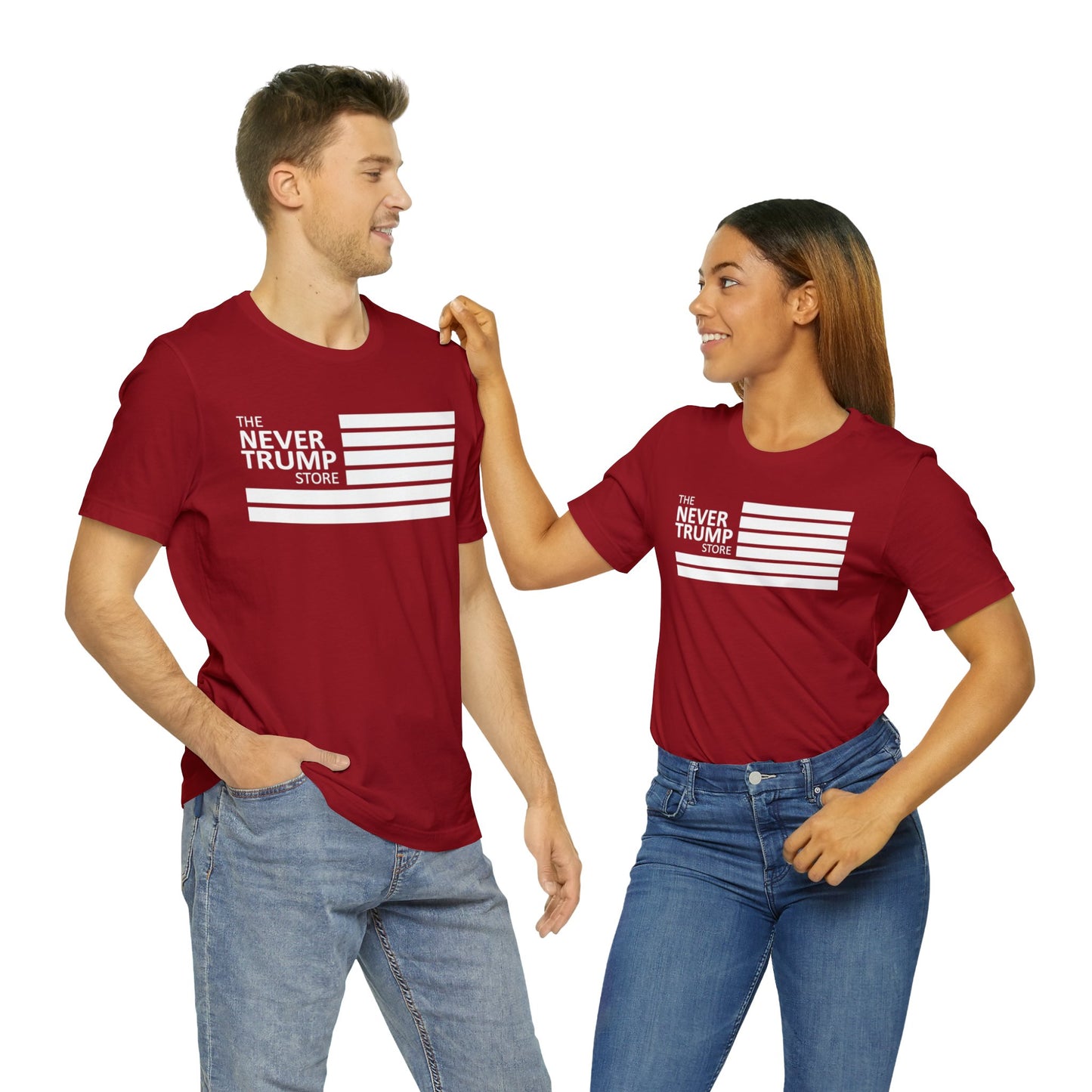 Never Trump Trump Store Short Sleeve Tee w/ Logo