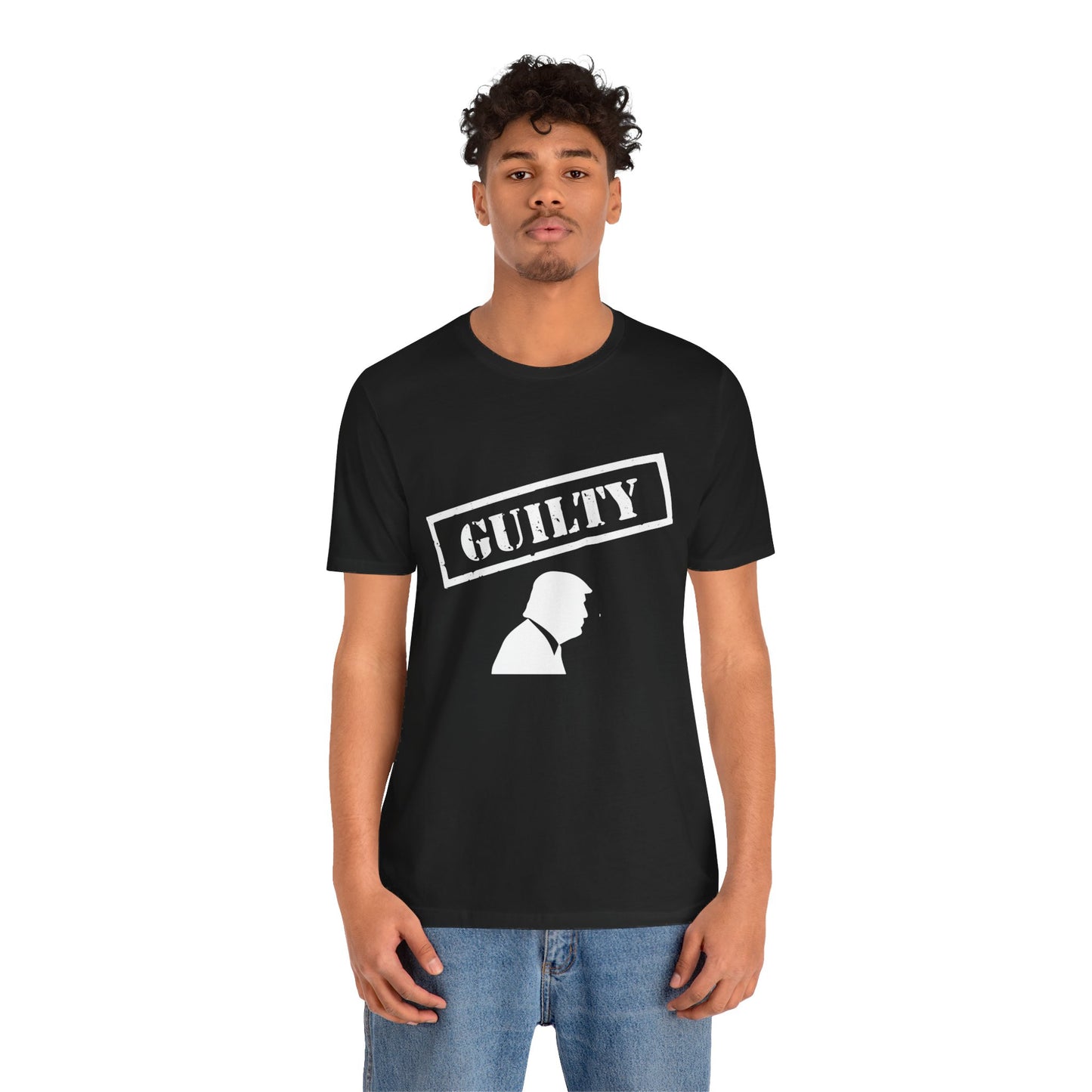 GUILTY Trump Silhouette Short Sleeve Tee w/ Logo