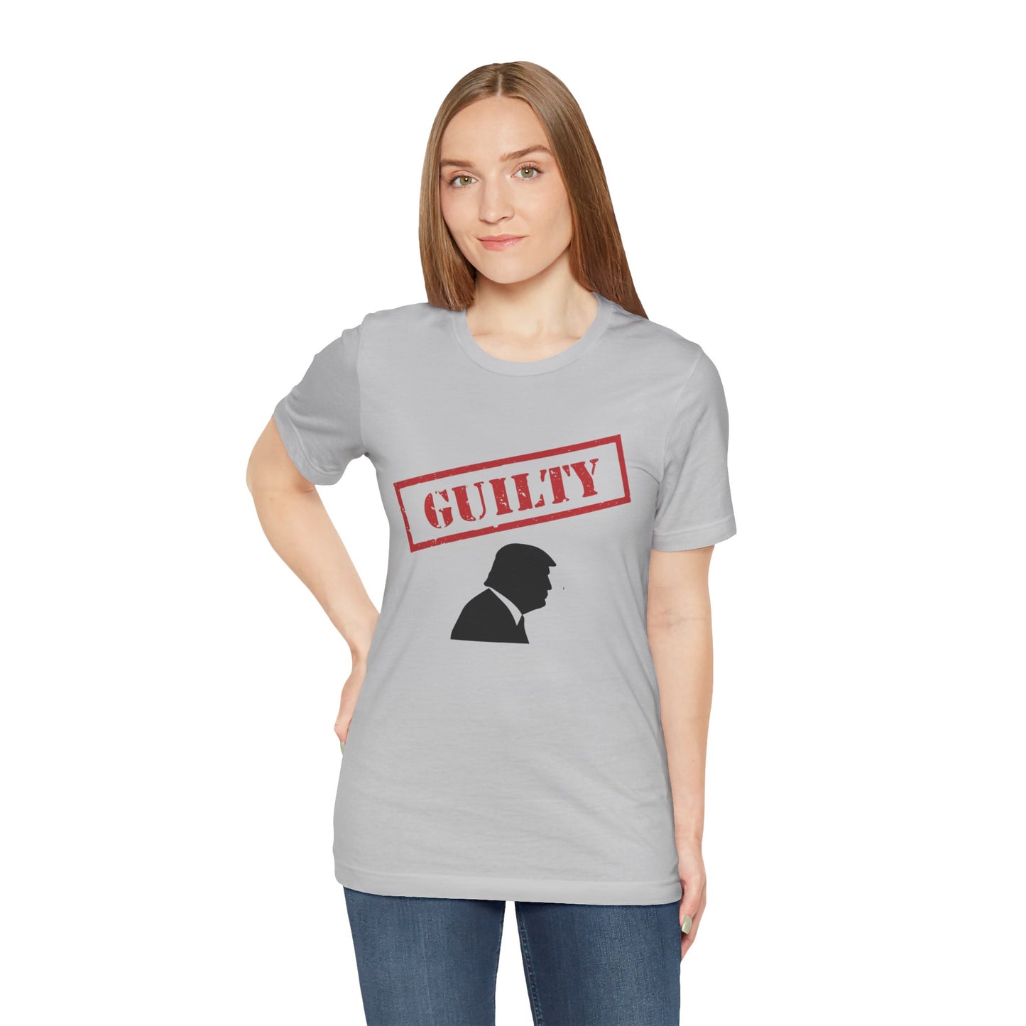 GUILTY Trump Silhouette Short Sleeve Tee w/ Logo