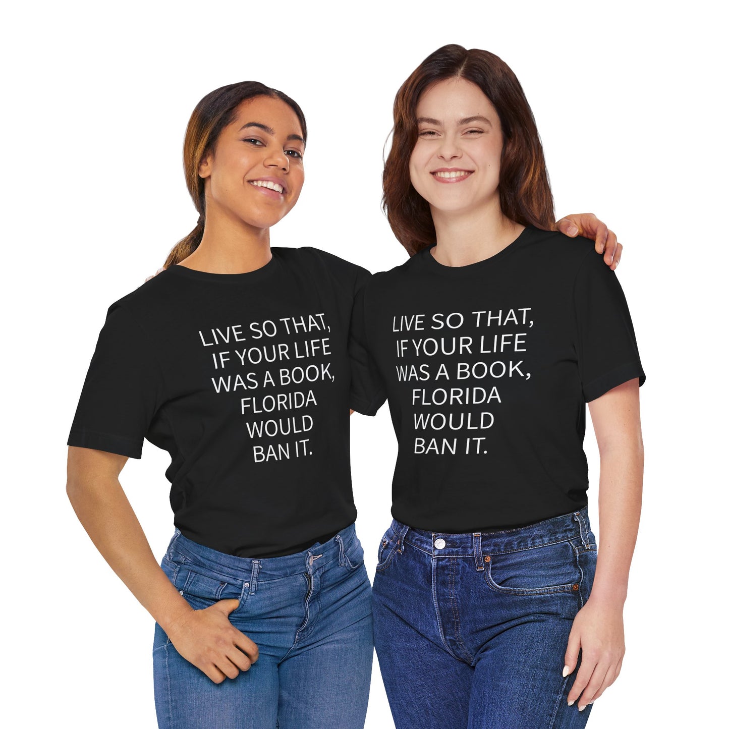 Florida Book Ban Short Sleeve Tee w/ Logo