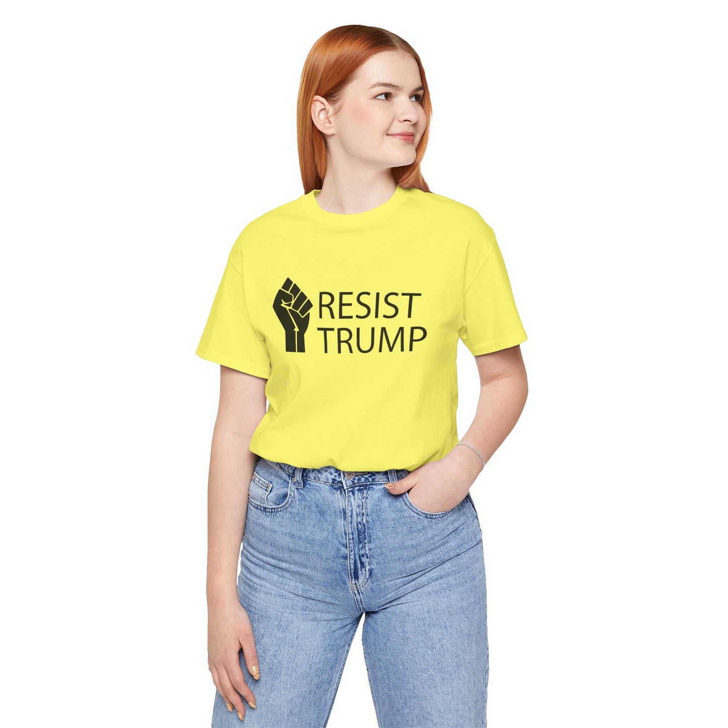 Resist Trump Short Sleeve Tee w/ Logo