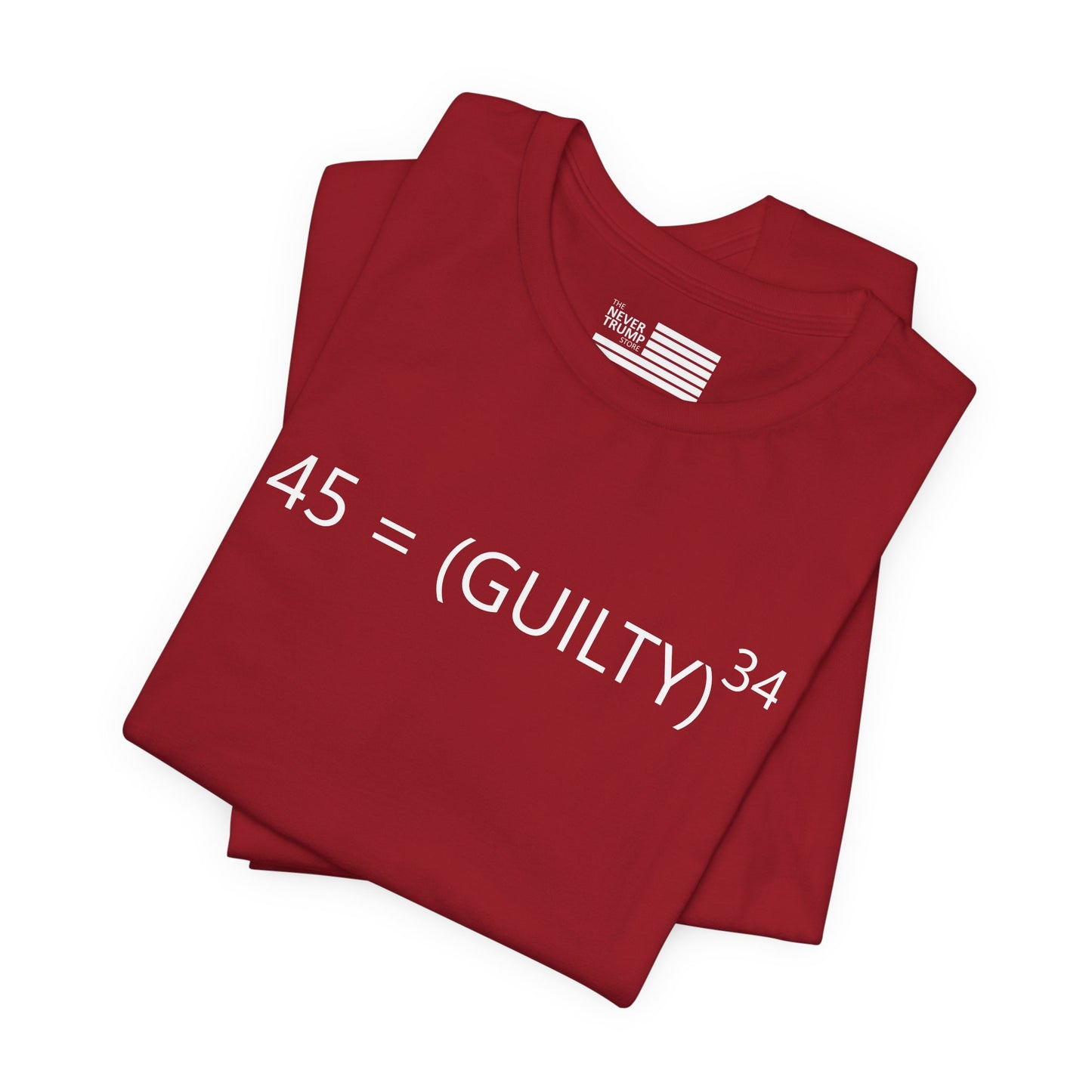 45 = Guilt^34 Short Sleeve Tee w/ Logo