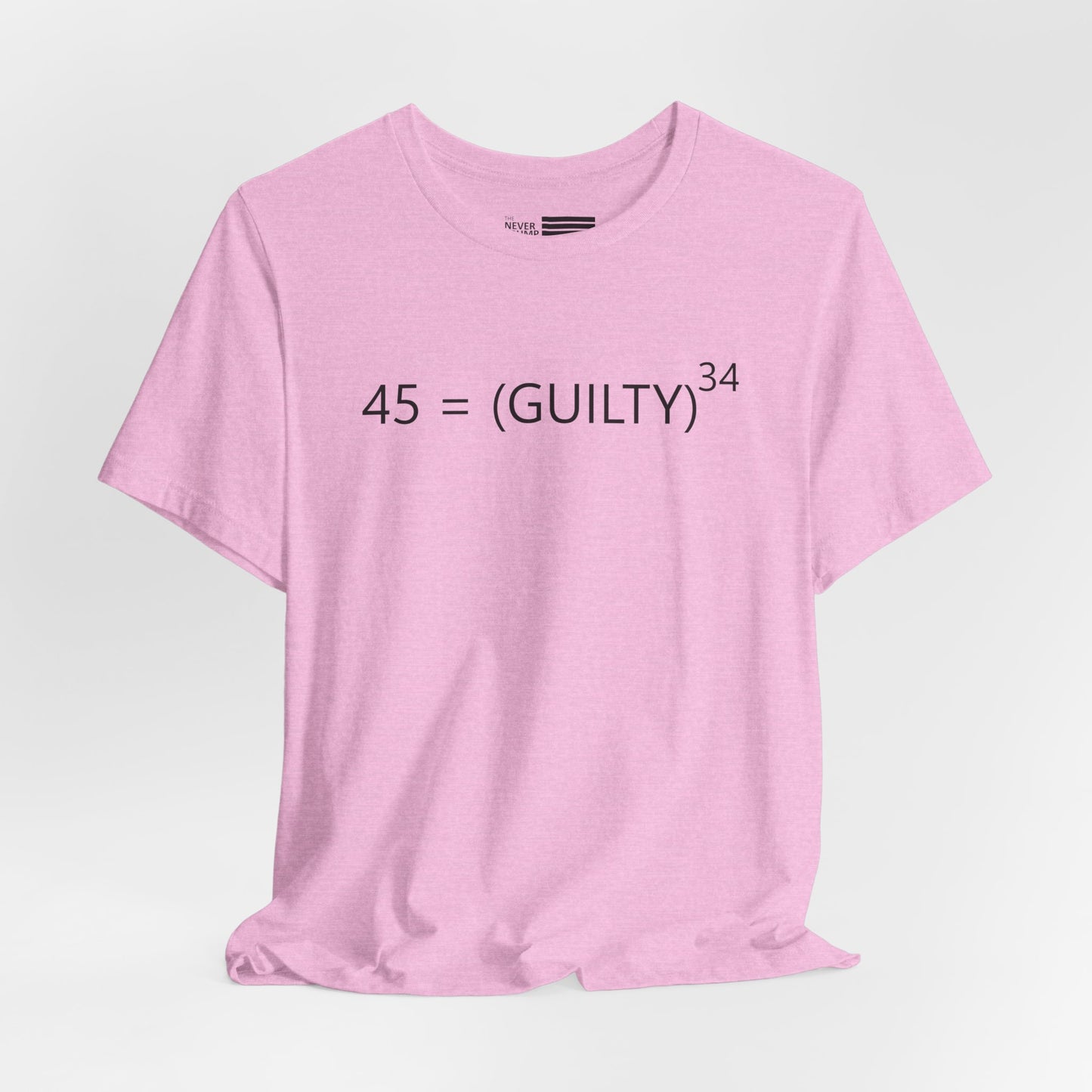 45 = Guilt^34 Short Sleeve Tee w/ Logo