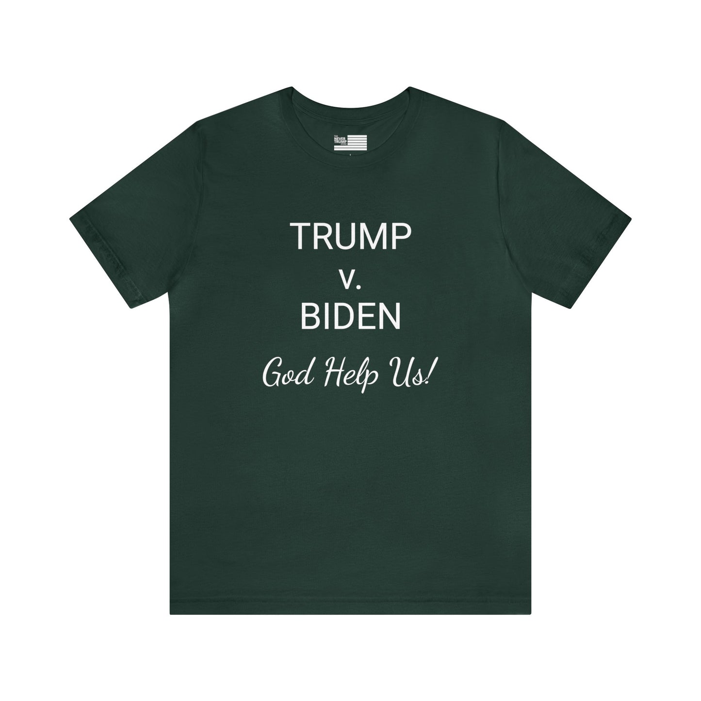 Trump v. Biden Short Sleeve Tee w/ Logo