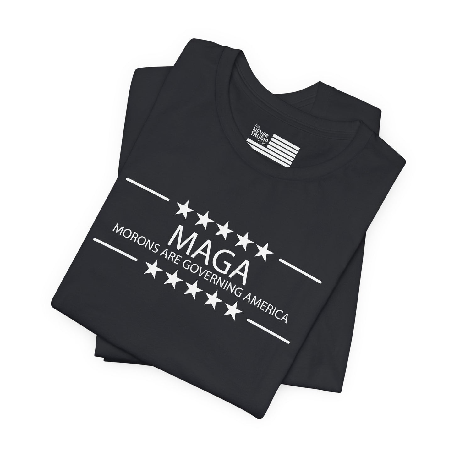 MAGA Morons are Governing America Short Sleeve Tee w/ Logo