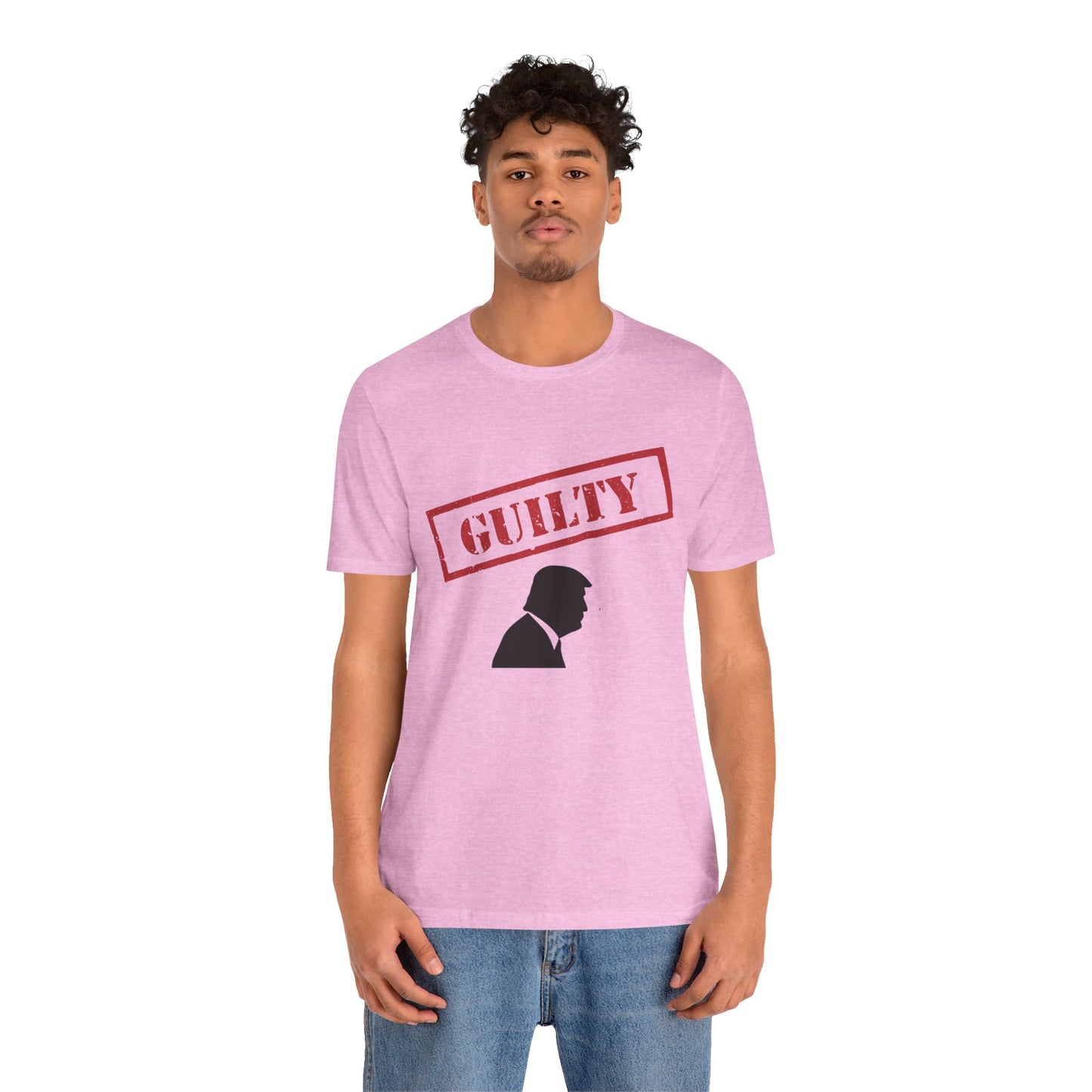 GUILTY Trump Silhouette Short Sleeve Tee w/ Logo