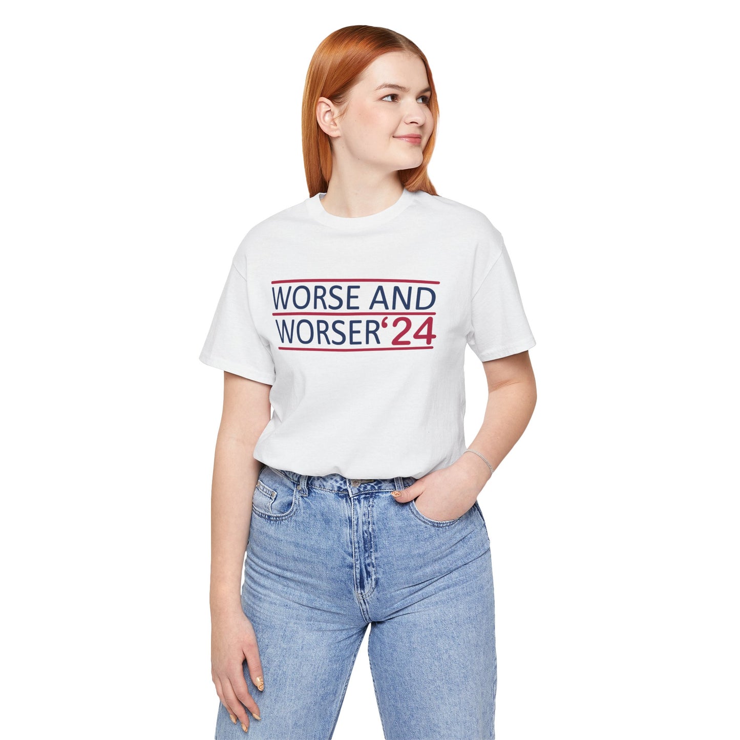 Worse and Worser '24 Short Sleeve Tee w/ Logo