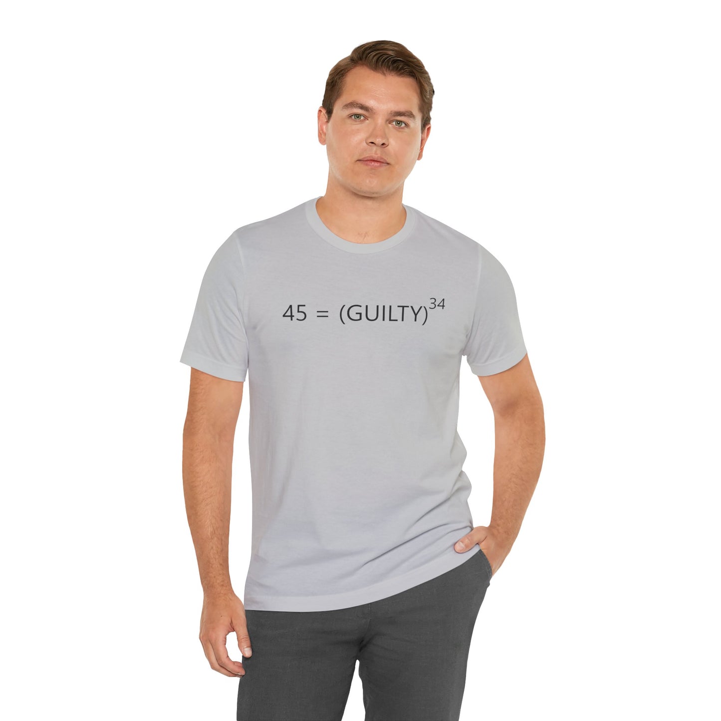 45 = Guilt^34 Short Sleeve Tee w/ Logo