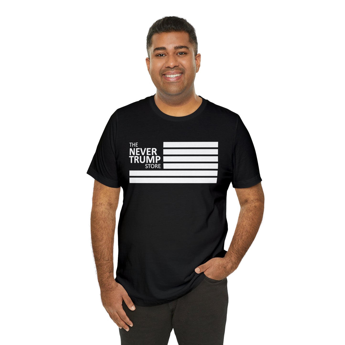Never Trump Trump Store Short Sleeve Tee w/ Logo