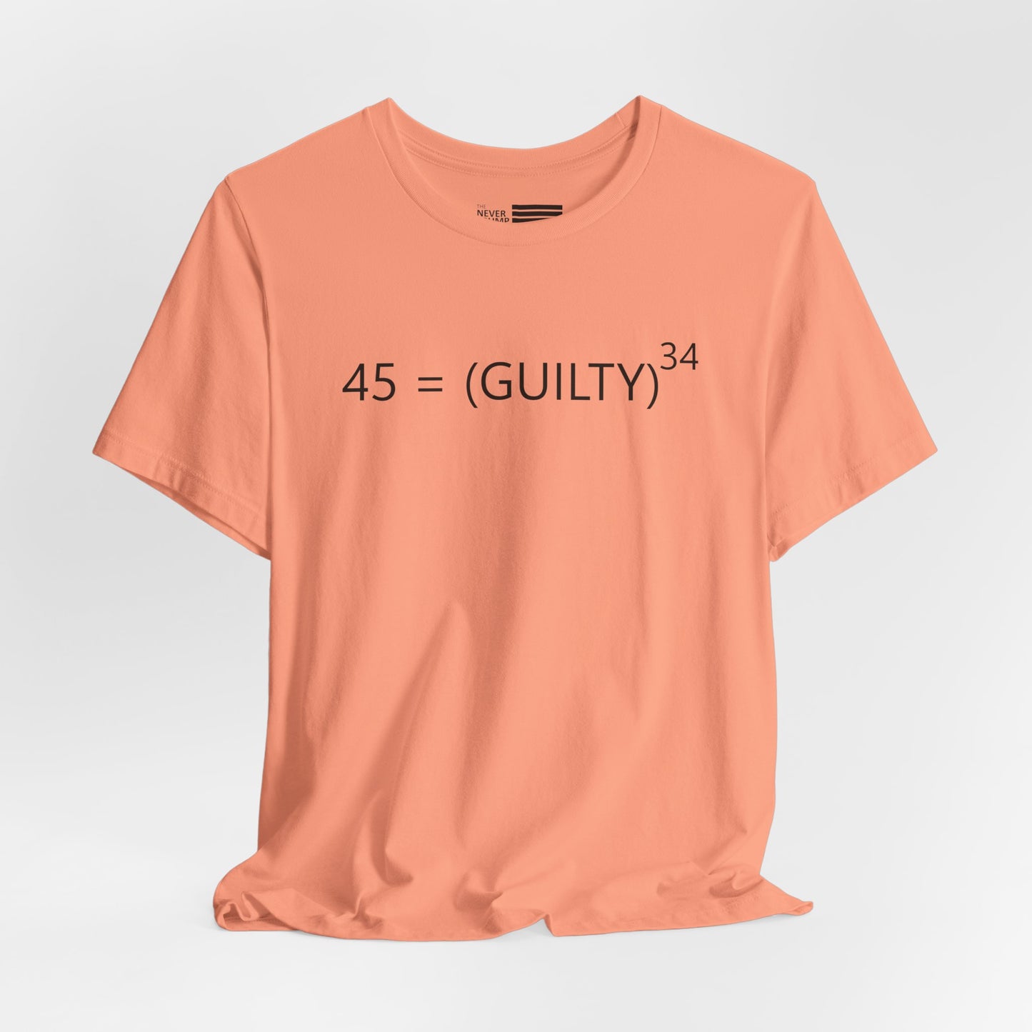 45 = Guilt^34 Short Sleeve Tee w/ Logo