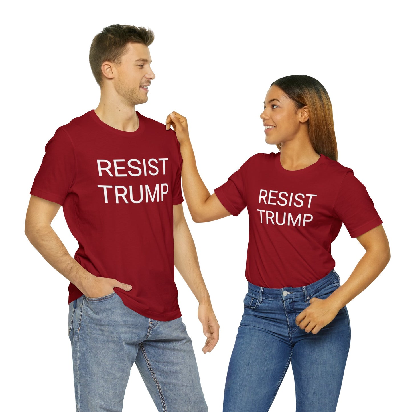 Resist Trump Short Sleeve Tee w/ Logo