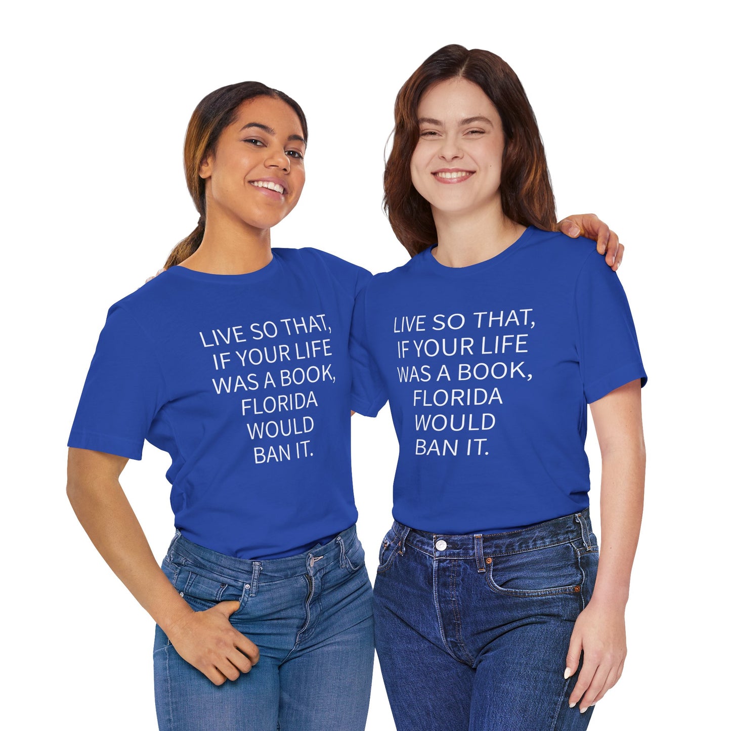 Florida Book Ban Short Sleeve Tee w/ Logo