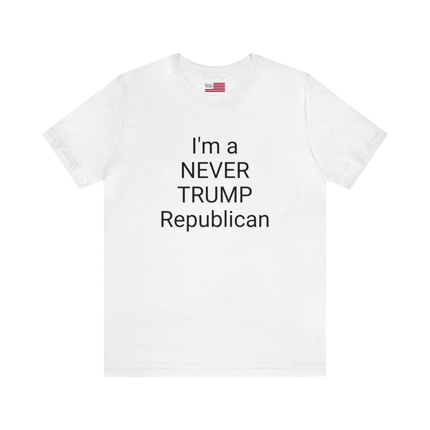 Never Trump Republican Short Sleeve Tee w/ Logo